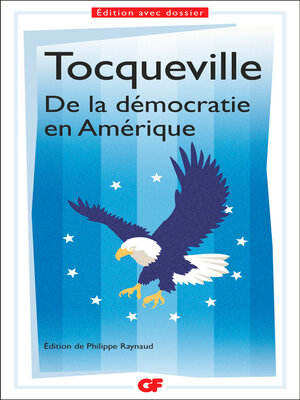 cover image of De la démocratie en Amérique